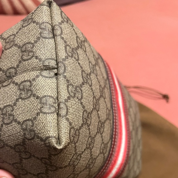 Gucci purple stripe monogram coated canvas tote - Picture 6 of 16